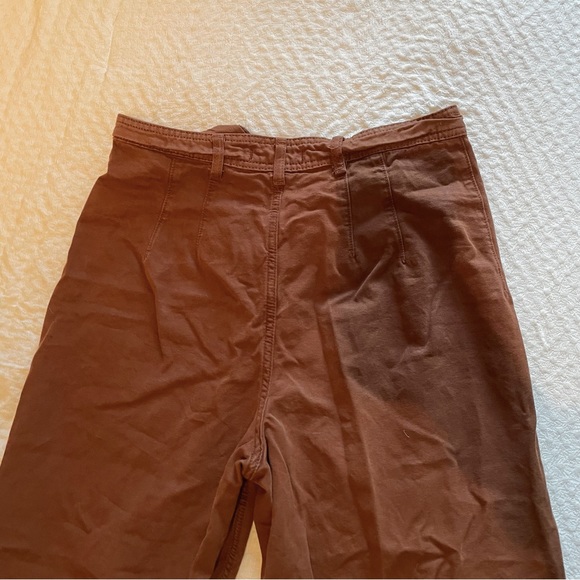 We The Free Free People Patti Cropped Pants Cocoa Brown - Picture 2 of 4
